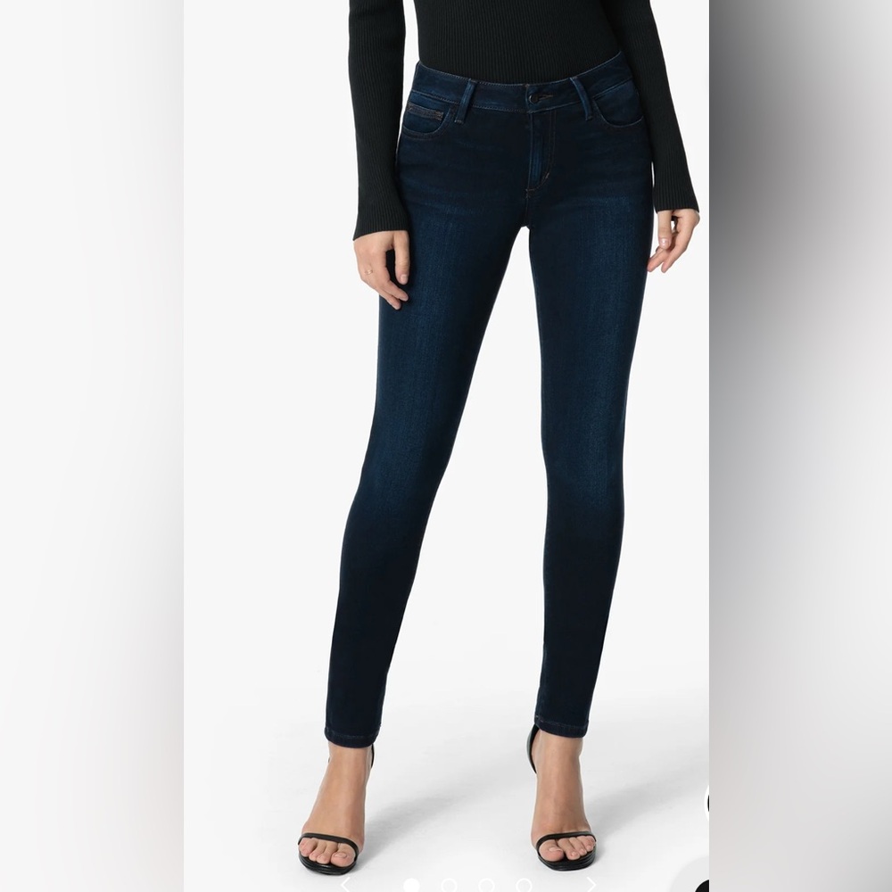Joe's Jeans Dark Blue The Honey Mid Rise Skinny Women's Jeans